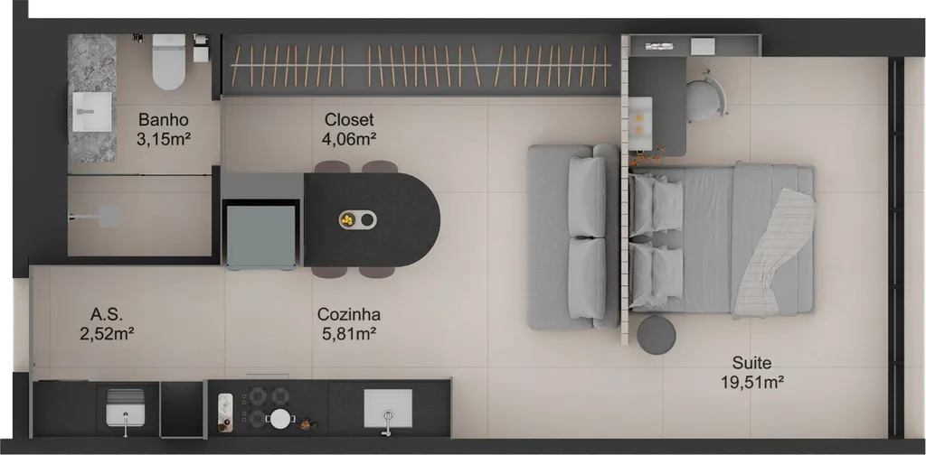 Planta baixa — Apartamento