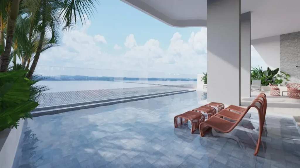 Piscina com vista para o lago de Palmas — Urban Horizonte