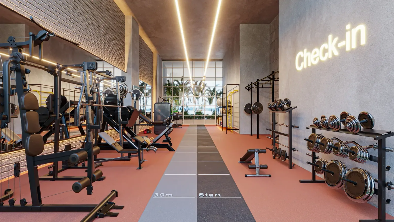 Academia com assinatura Flex Home — Urban Horizonte