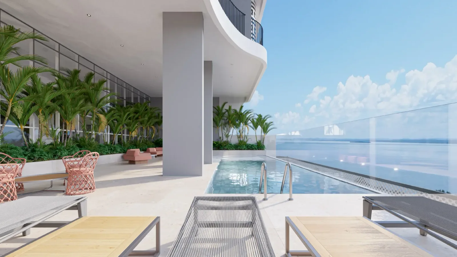 Piscina com vista para o lago de Palmas — Urban Horizonte
