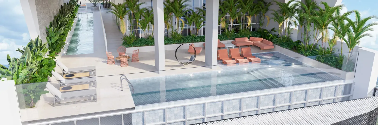 Piscina com vista para o lago de Palmas — Urban Horizonte