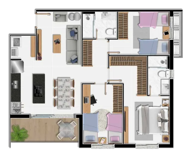 Planta baixa — Apartamento